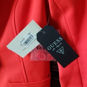 New Red Guess blazer